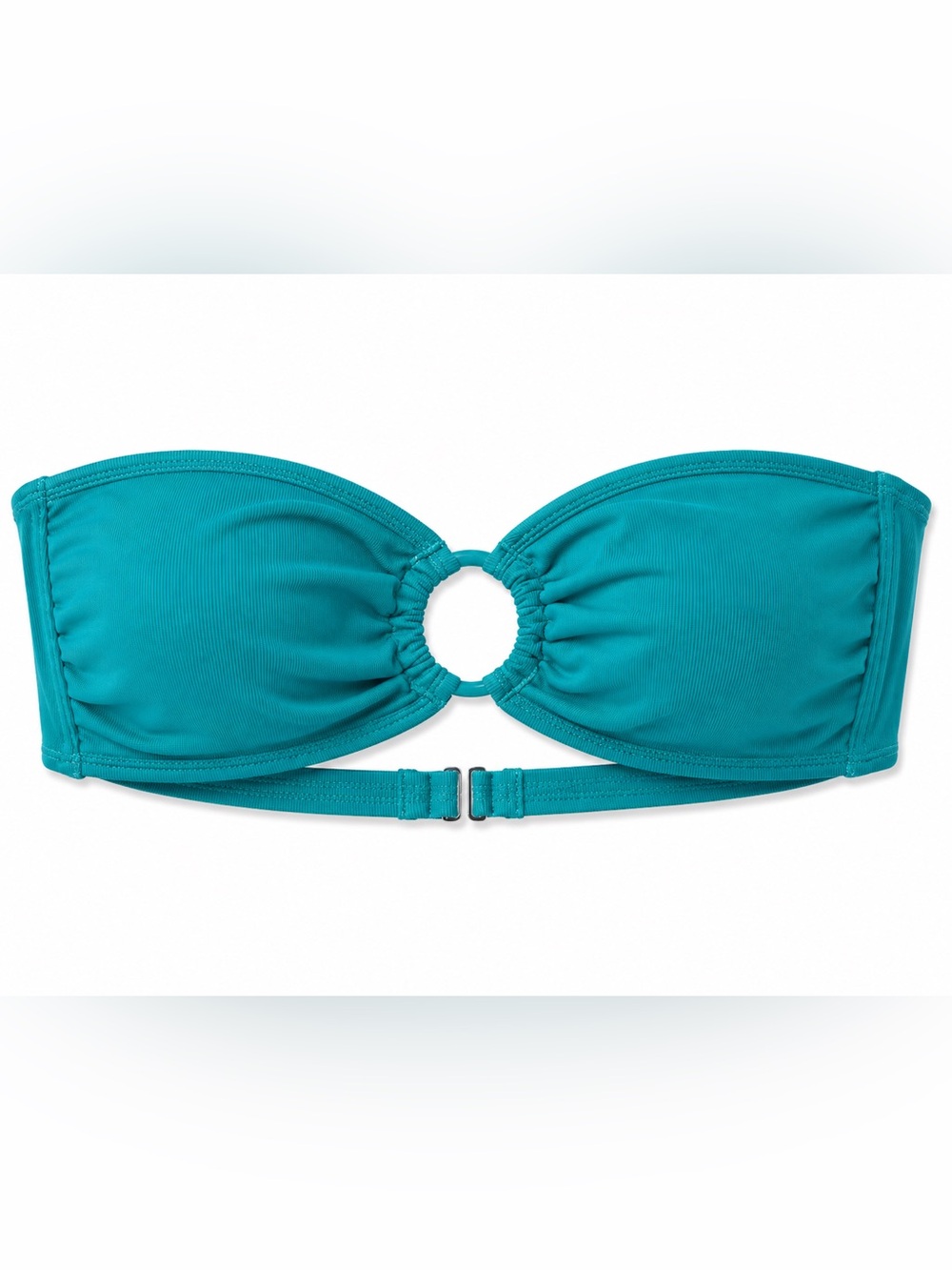 wild fable Teal Ring-Front Bandeau Bikini Top